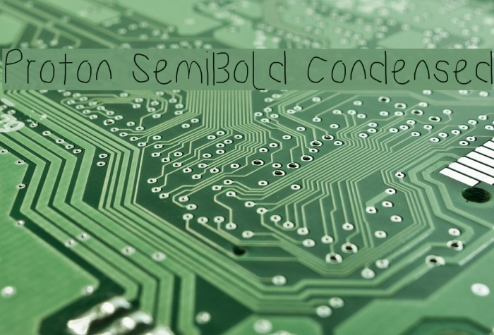 Proton SemiBold Condensed Example 1