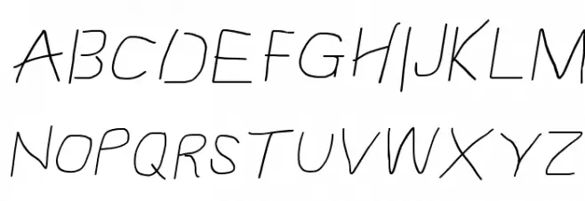 Proton SemiBold Extended Italic Polices MAJUSCULES
