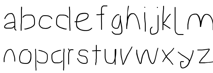Proton SemiBold Extended Font LOWERCASE