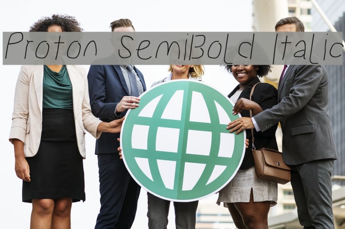 Proton SemiBold Italic Example 3