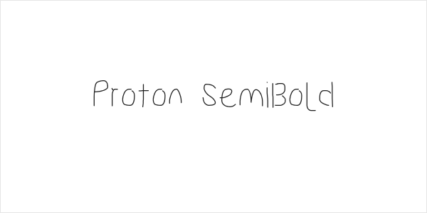 Proton SemiBold Logo