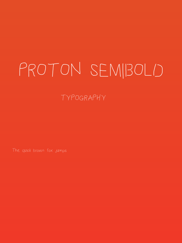 Proton SemiBold Poster