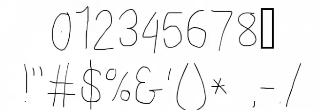 Proton Semilight Condensed Font OTHER CHARS