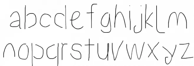 Proton Semilight Condensed Schriftart Kleinbuchstaben