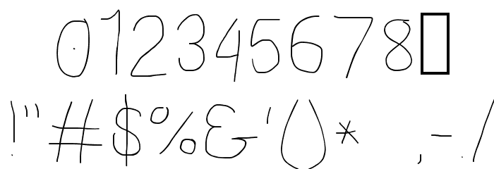 Proton Semilight Extended Font OTHER CHARS