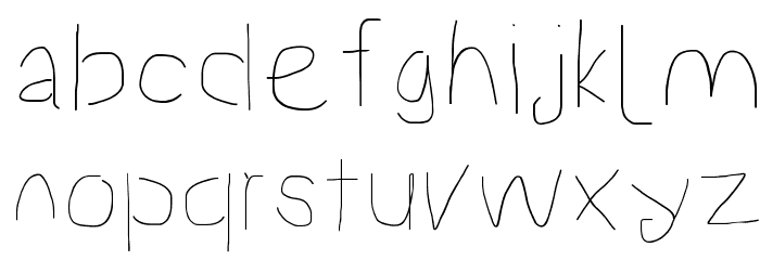 Proton Semilight Extended Font LOWERCASE