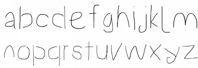 Proton Semilight Extended Schriftart Kleinbuchstaben