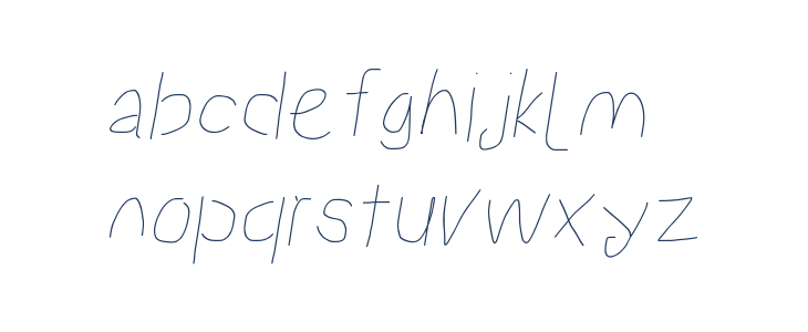 Proton Semilight Italic Lowercase