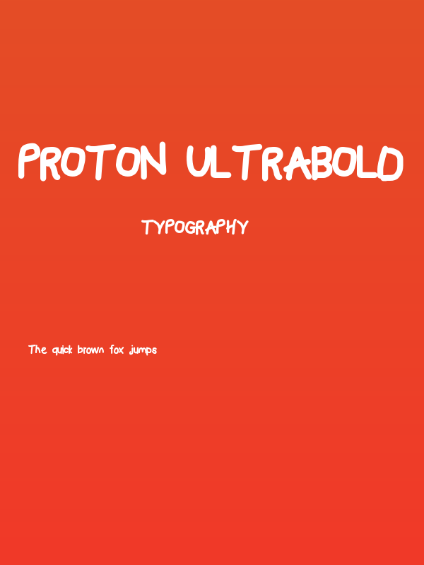 Proton UltraBold Poster