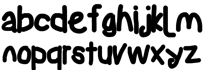 Proton UltraBold Font LOWERCASE