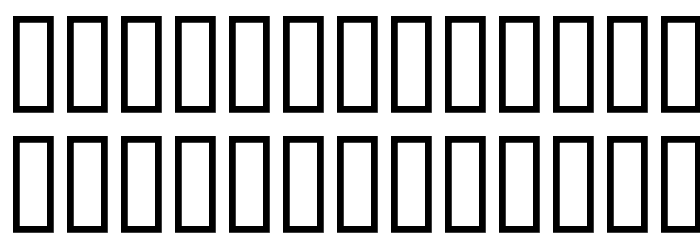 Proton Font LOWERCASE