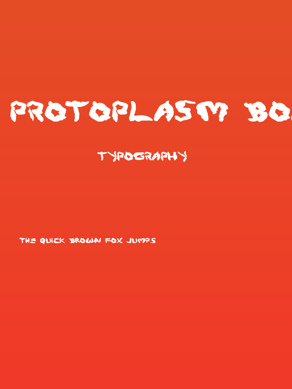 Protoplasm Bold Poster