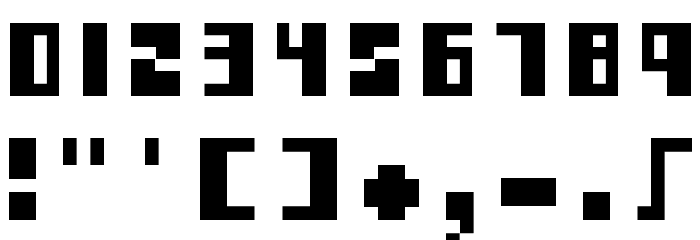 Protovision-Regular Font OTHER CHARS