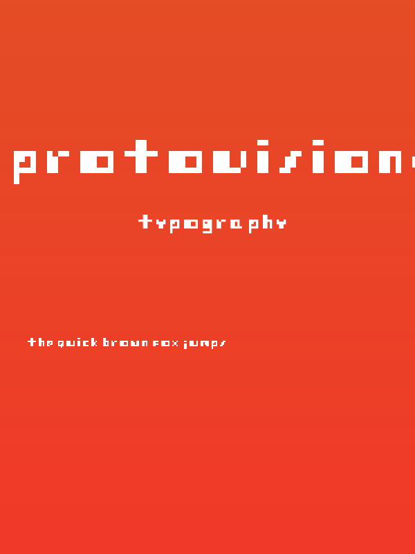 Protovision-Regular Poster