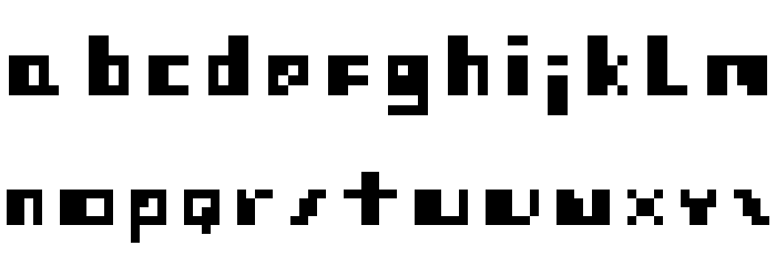 Protovision-Regular Font LOWERCASE