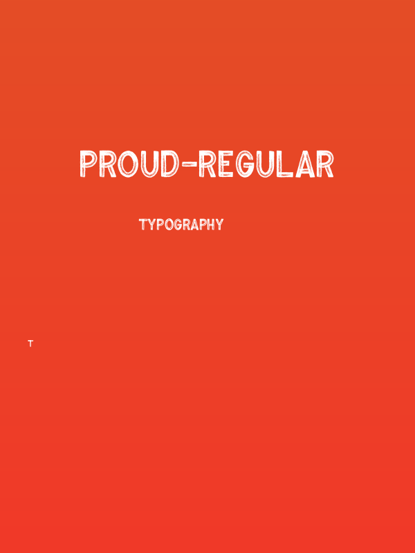 Proud-Regular Poster