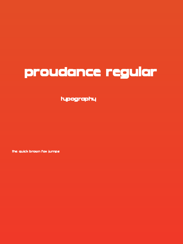 Proudance Regular Poster