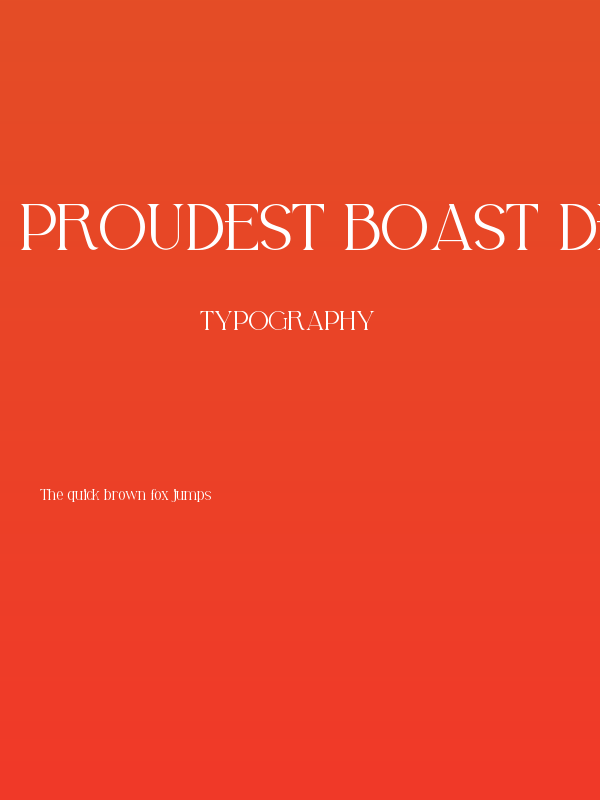 Proudest Boast Demo Poster