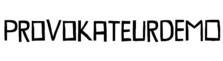 ProvokateurDEMO  Free Fonts Download