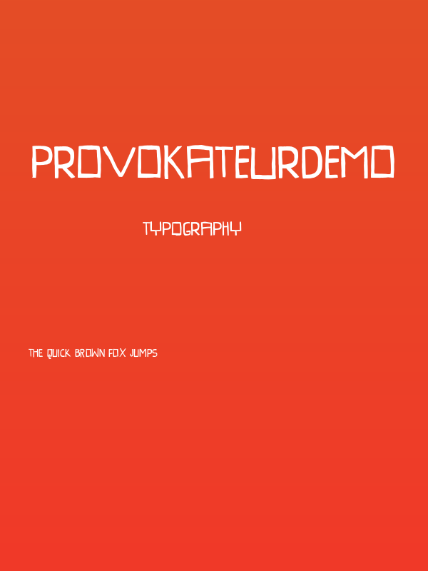 ProvokateurDEMO Poster