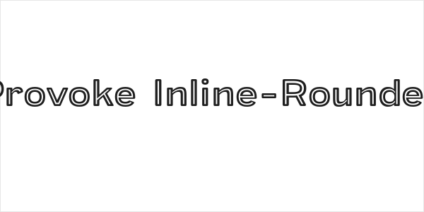 Provoke Inline-Rounded Logo