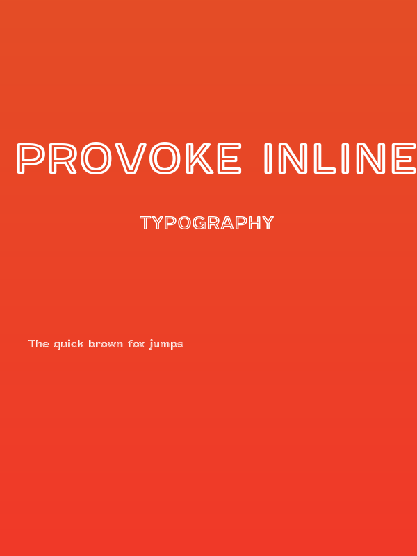 Provoke Inline-Rounded Poster