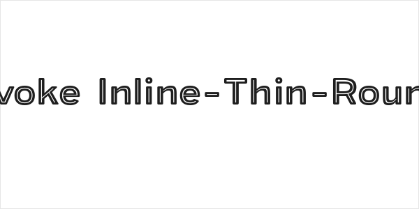 Provoke Inline-Thin-Rounded Logo