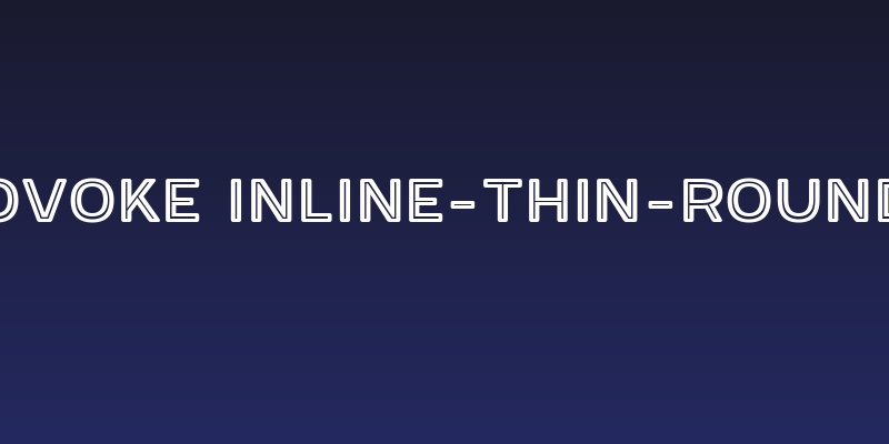 Provoke Inline-Thin-Rounded Social Header