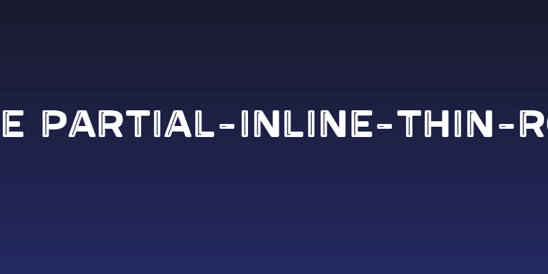 Provoke Partial-Inline-Thin-Rounded Social Header