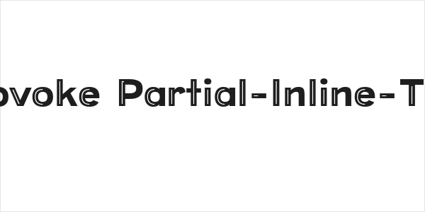 Provoke Partial-Inline-Thin Logo