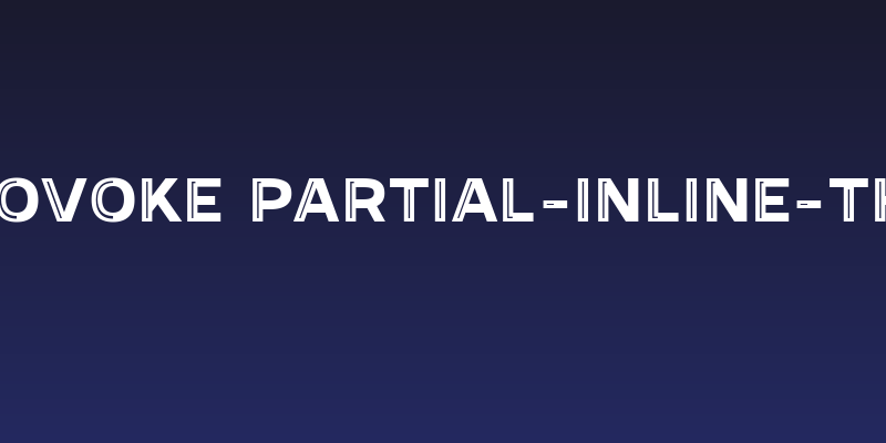 Provoke Partial-Inline-Thin Social Header