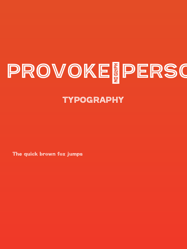 Provoke-Personal-Use-Only Inline-Thin Poster