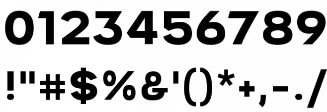 Provoke Regular Font OTHER CHARS