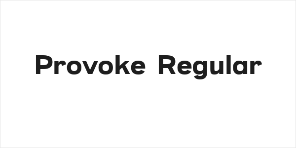 Provoke Regular Logo
