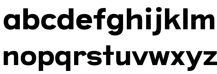 Provoke Regular Font LOWERCASE