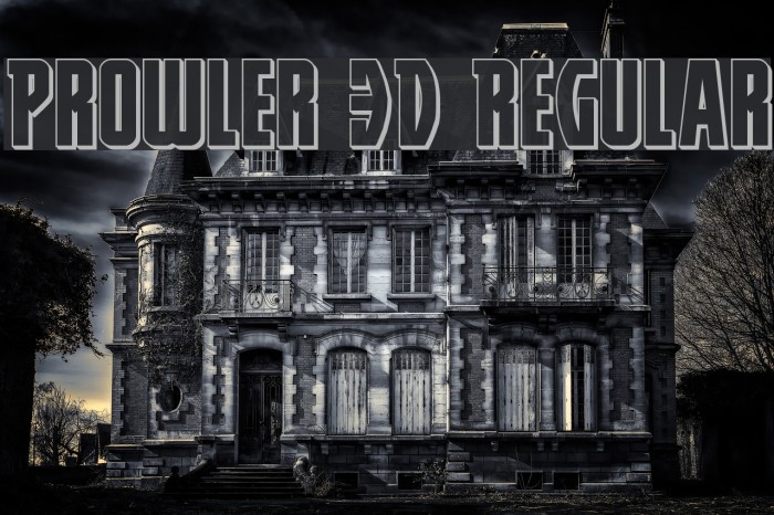 Prowler 3D Regular Example 2