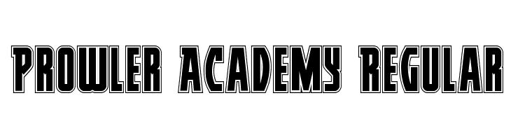 Prowler Academy Regular  Frei Schriftart Herunterladen