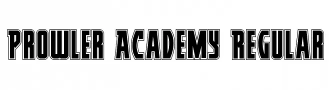 Prowler Academy Regular  Fuentes Gratis Descargar