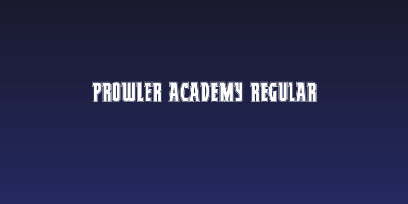 Prowler Academy Regular Social Header