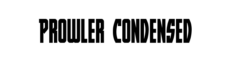 Prowler Condensed  لخطوط تنزيل