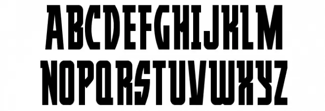 Prowler Condensed フォント 大文字