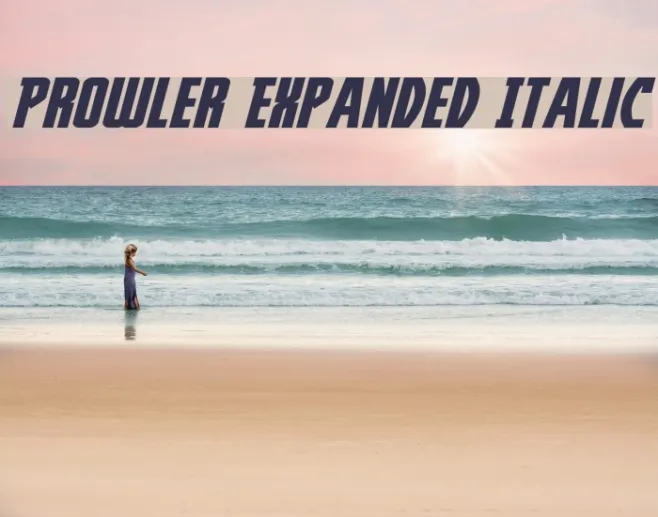 Prowler Expanded Italic Example 3