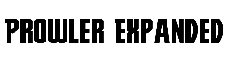 Prowler Expanded  font caratteri gratis