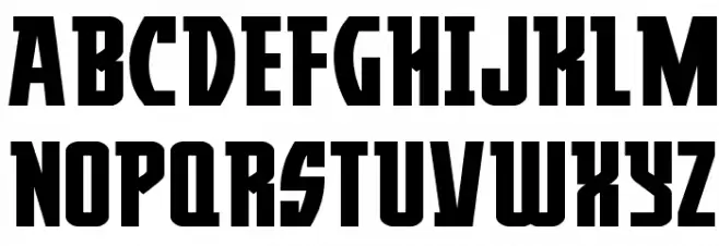 Prowler Expanded Font Litere mari