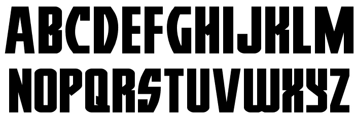 Prowler Expanded Font LOWERCASE