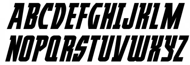 Prowler Italic フォント 大文字