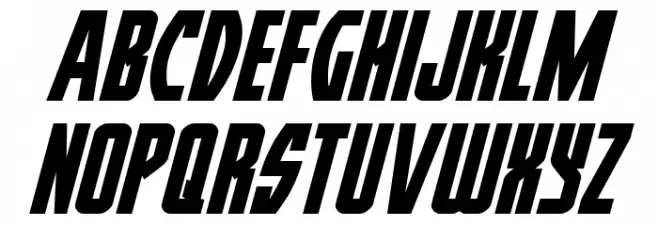 Prowler Italic फ़ॉन्ट लोअरकेस