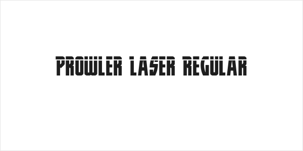 Prowler Laser Regular Logo