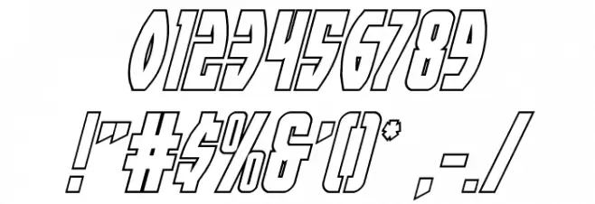 Prowler Outline Italic