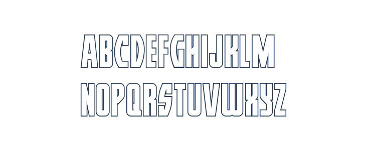 Prowler Outline Regular Lowercase